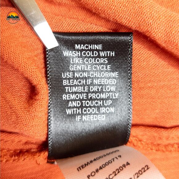 Torrid Blouse Top Orange Crinkle Gauze Embroidered Keyhole Plus Women's Size 2X - Picture 9 of 9